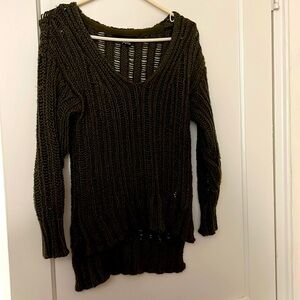 forever 21 brown sweater size: S
